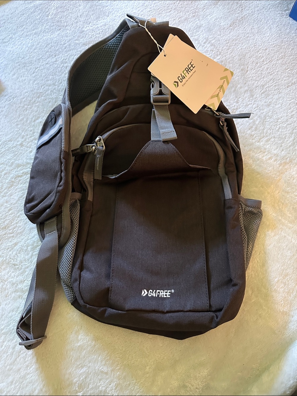 NWT G4FREE RFID Travel Sling Daypack